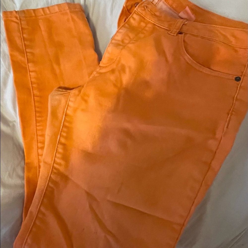 CLEARANCE SALE Joes orange jeans
